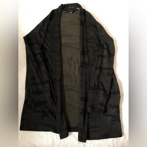 Sanctuary Green Print Cardigan